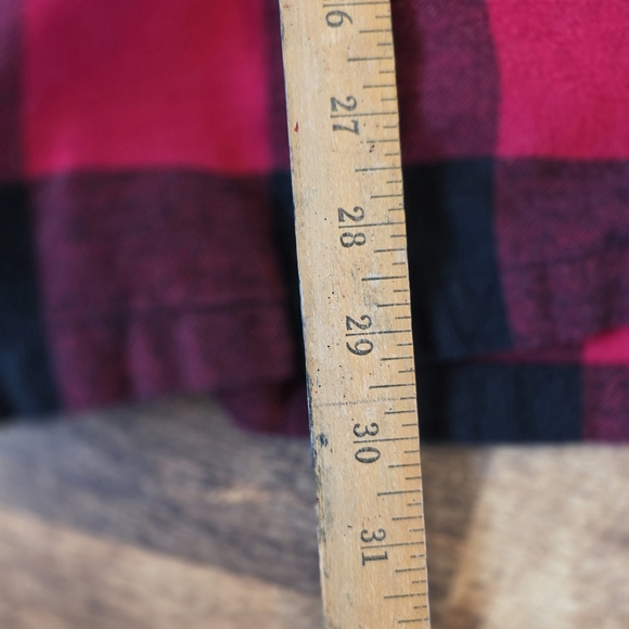 Hollister Sleep Pajama Set XL Men’s Buffalo Plaid Red Black Flannel Cabincore - Picture 7 of 8